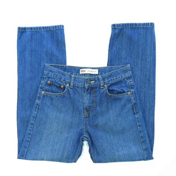 Levi's 550 Jeans boys size 14 Reg w27 xL27 blue pants - Picture 5 of 10